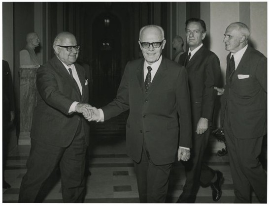 Con Pertini, Gonella, Lucifredi (1969)